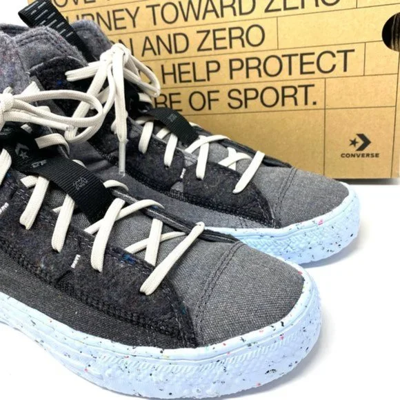 💖MEGA SALE💖Converse CTAS Crater High Top Blue Gray Black Shoes Womens 169418C - Picture 7 of 8